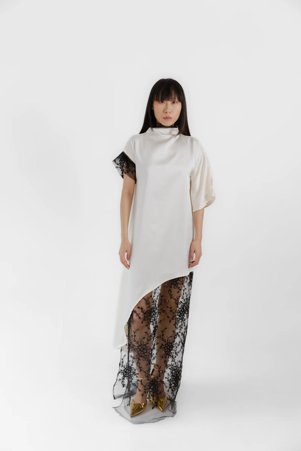 Asymmetrical Tunic - Cream