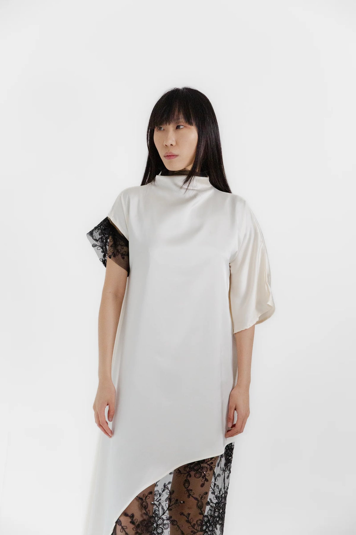Asymmetrical Tunic - Cream