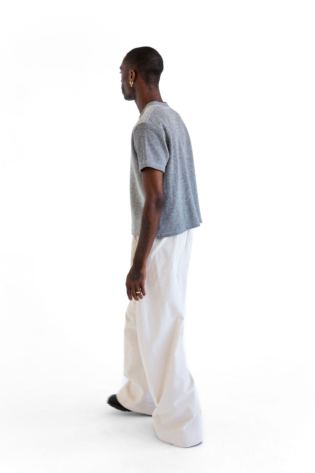 Cream cord pant