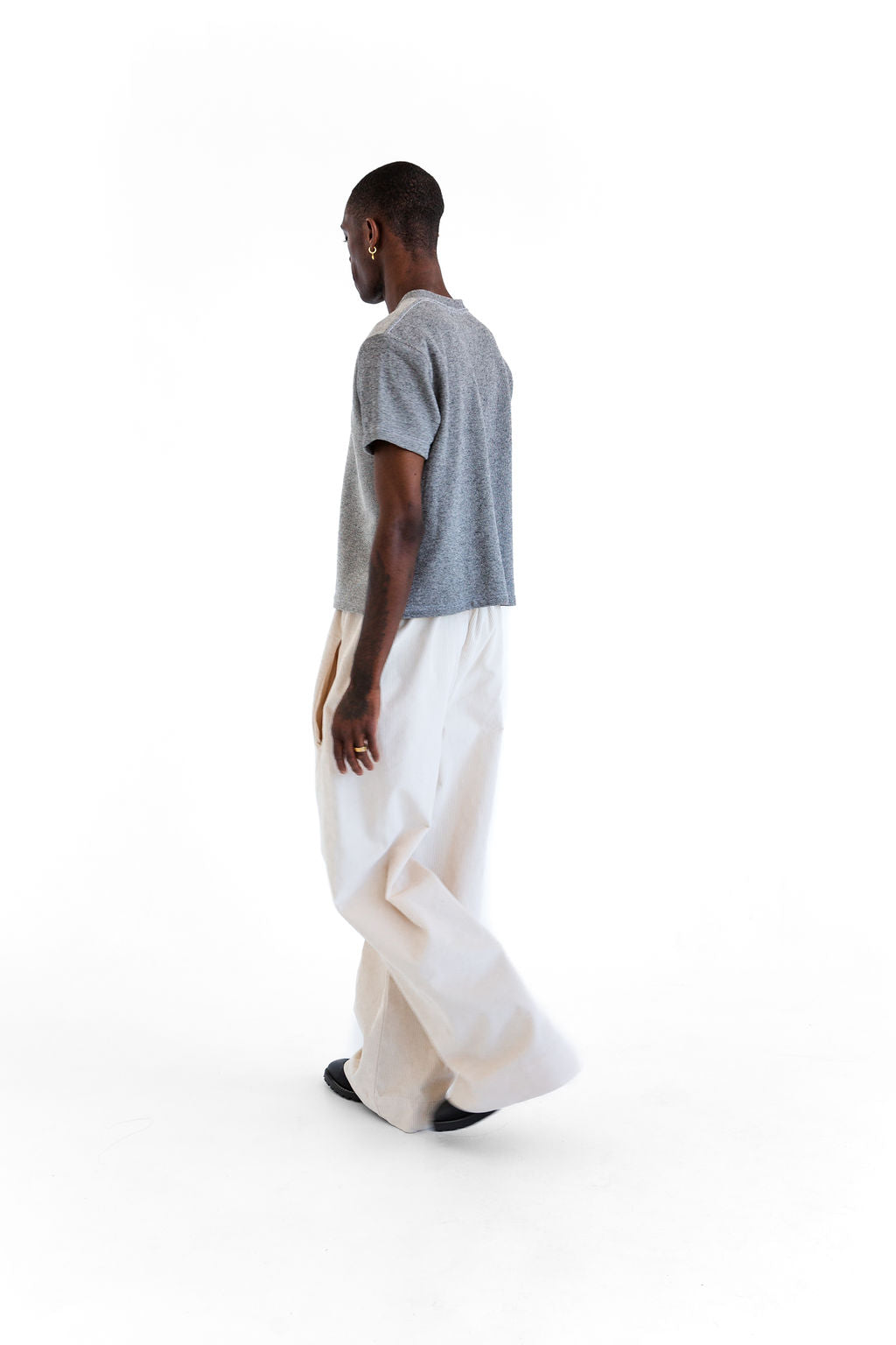 Cream cord pant