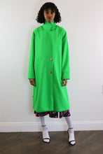 Hi-Neck Chartreuse Coat