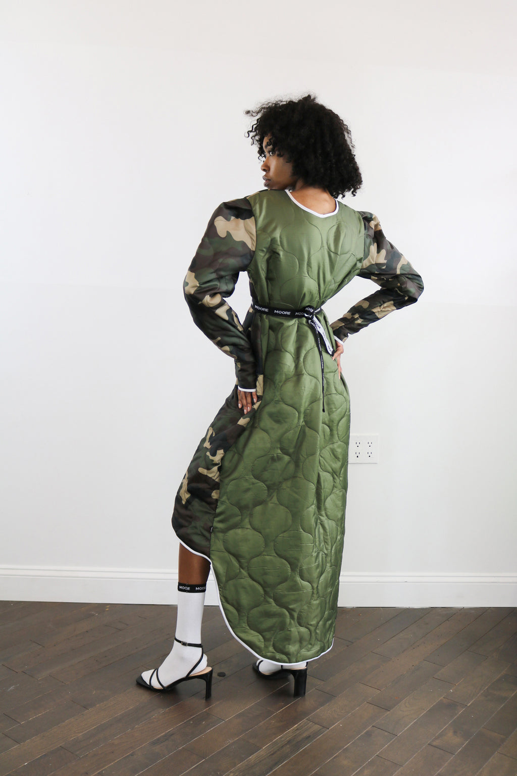 quilted camo dress