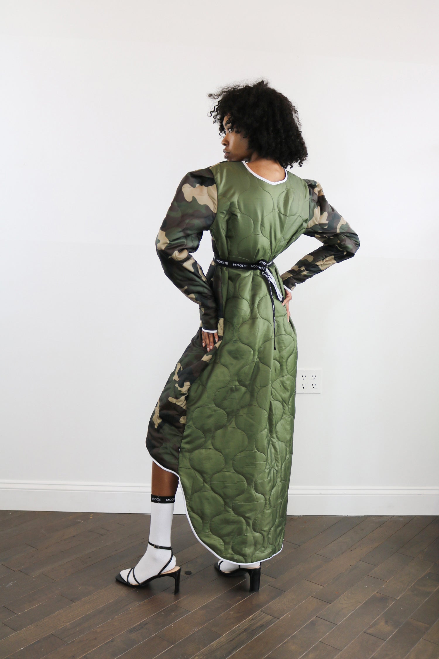 quilted camo dress