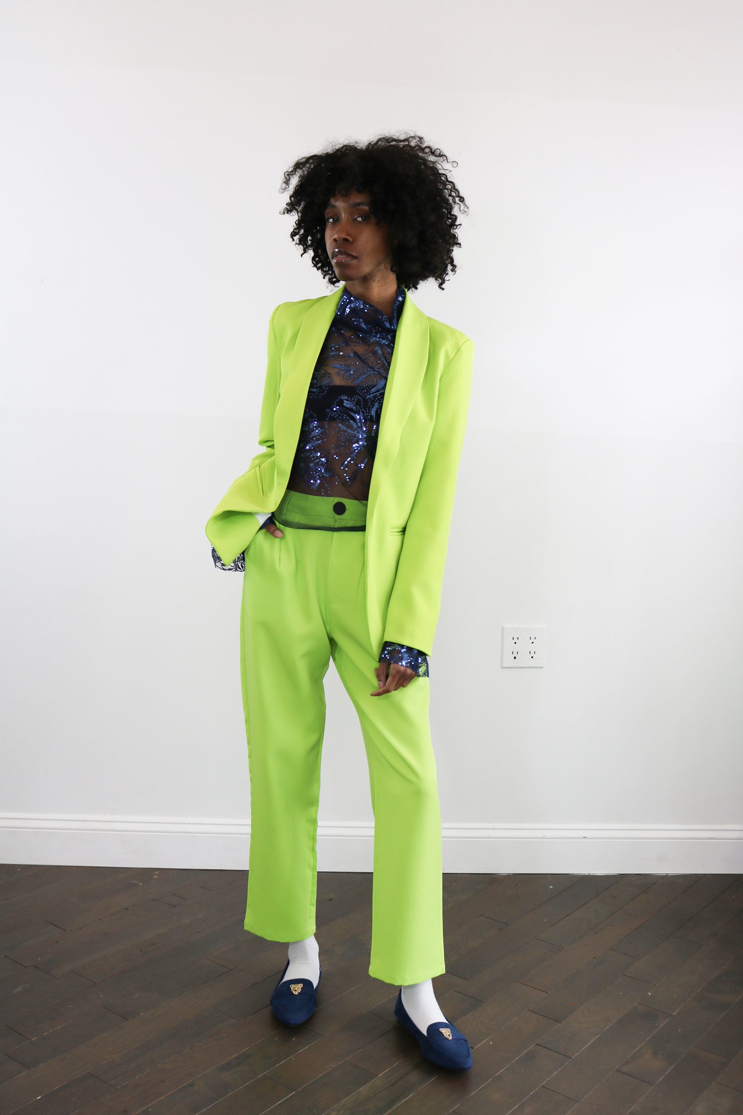 neon blazer