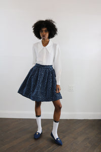 long lapel blouse