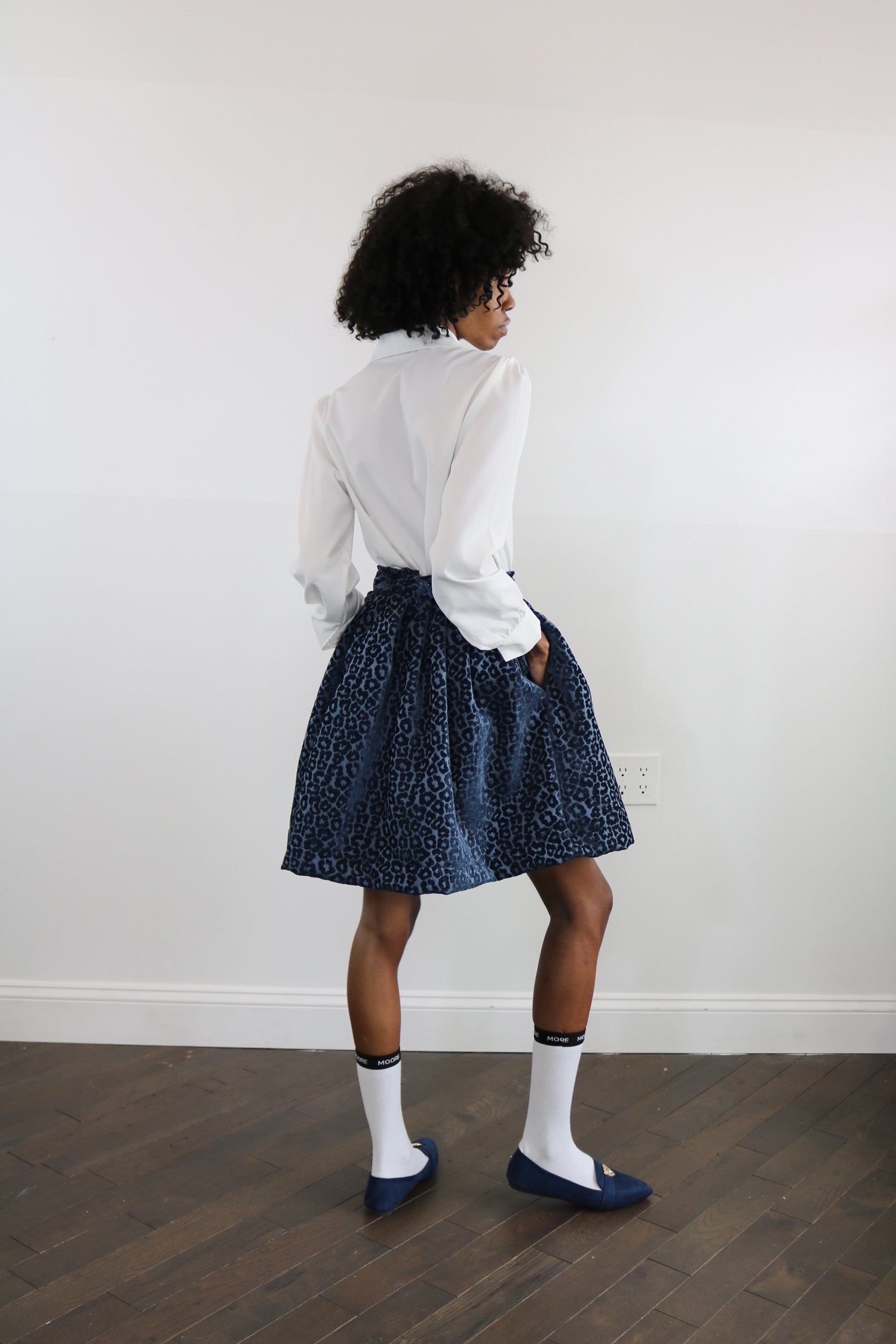 long lapel blouse