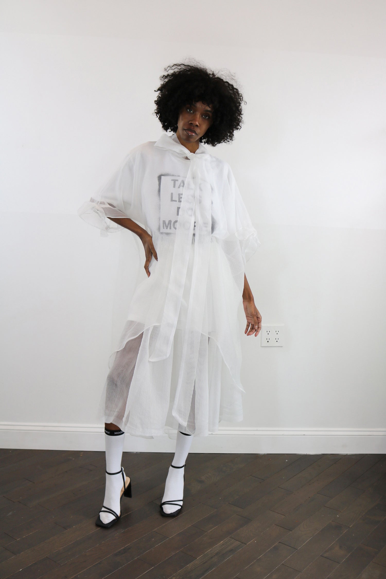 sheer tunic overlay