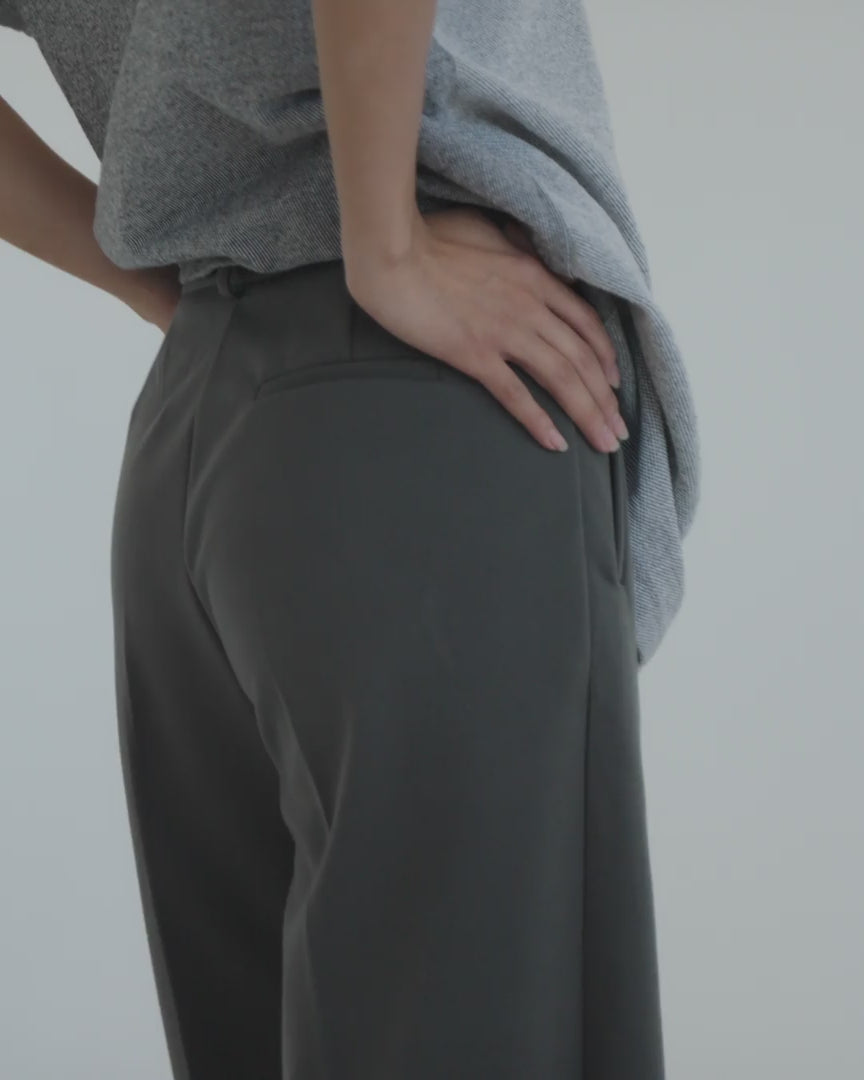 Grey ultra suede short