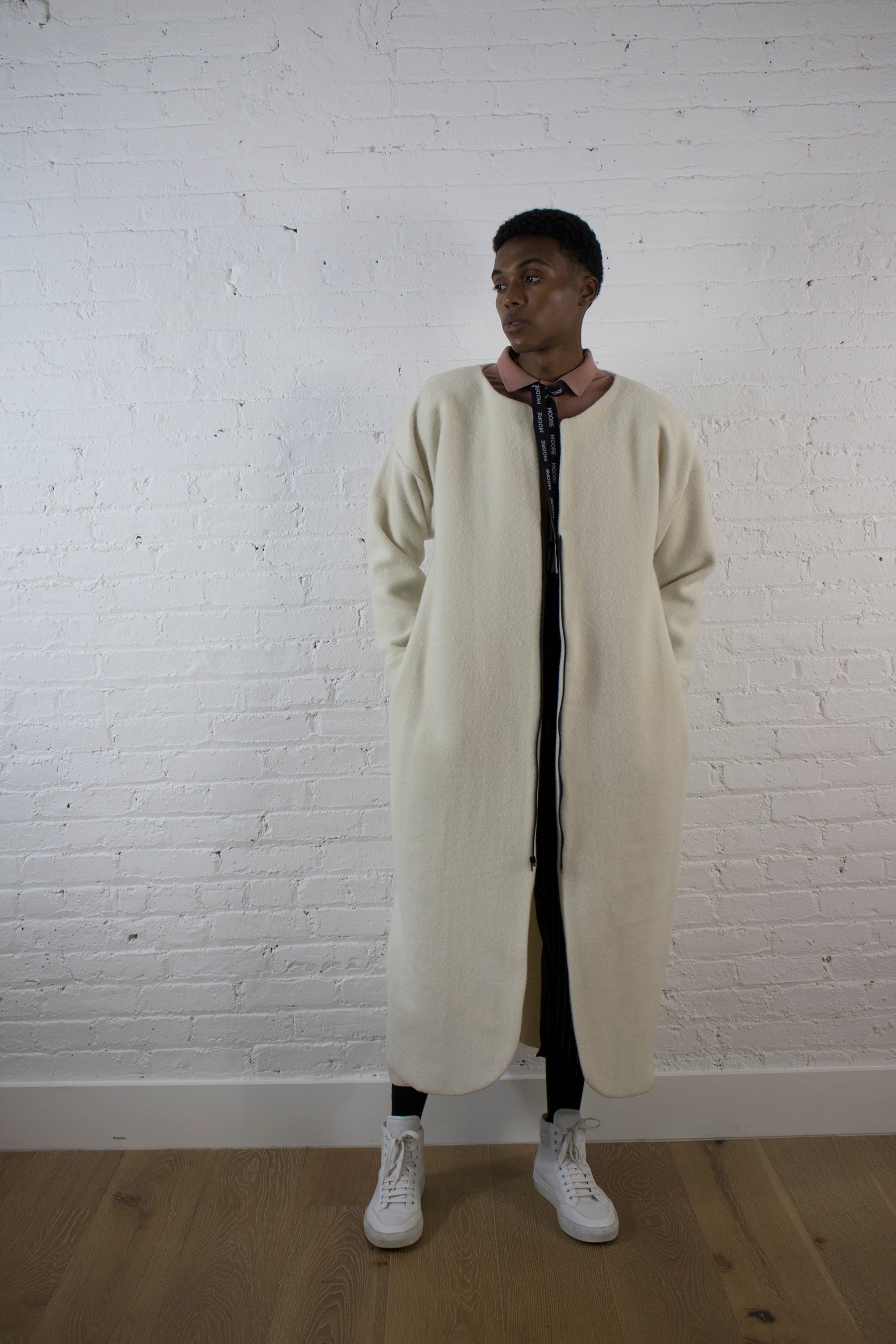 HEAVY CREAM OVERCOAT