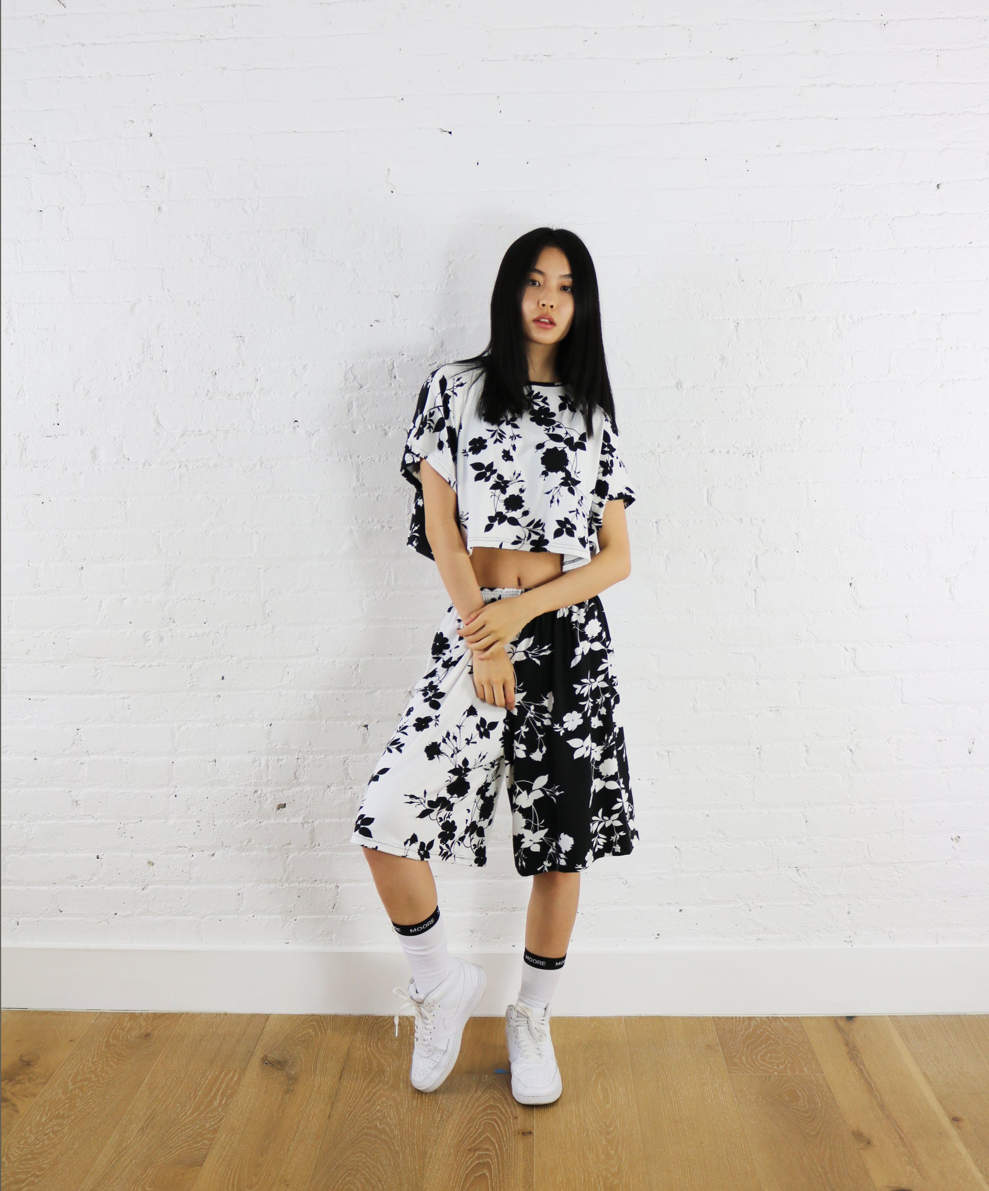BW split floral short