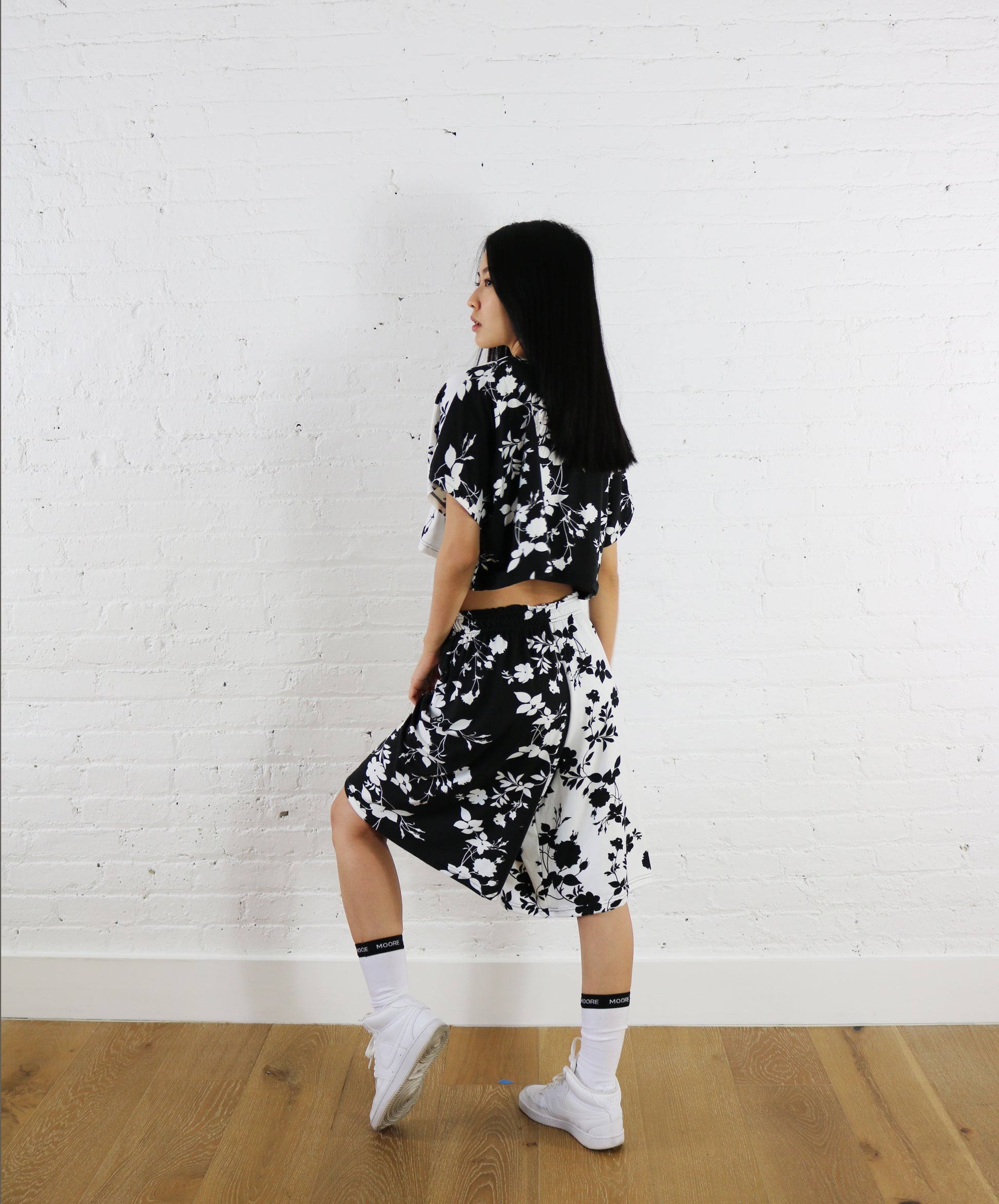 BW split floral short