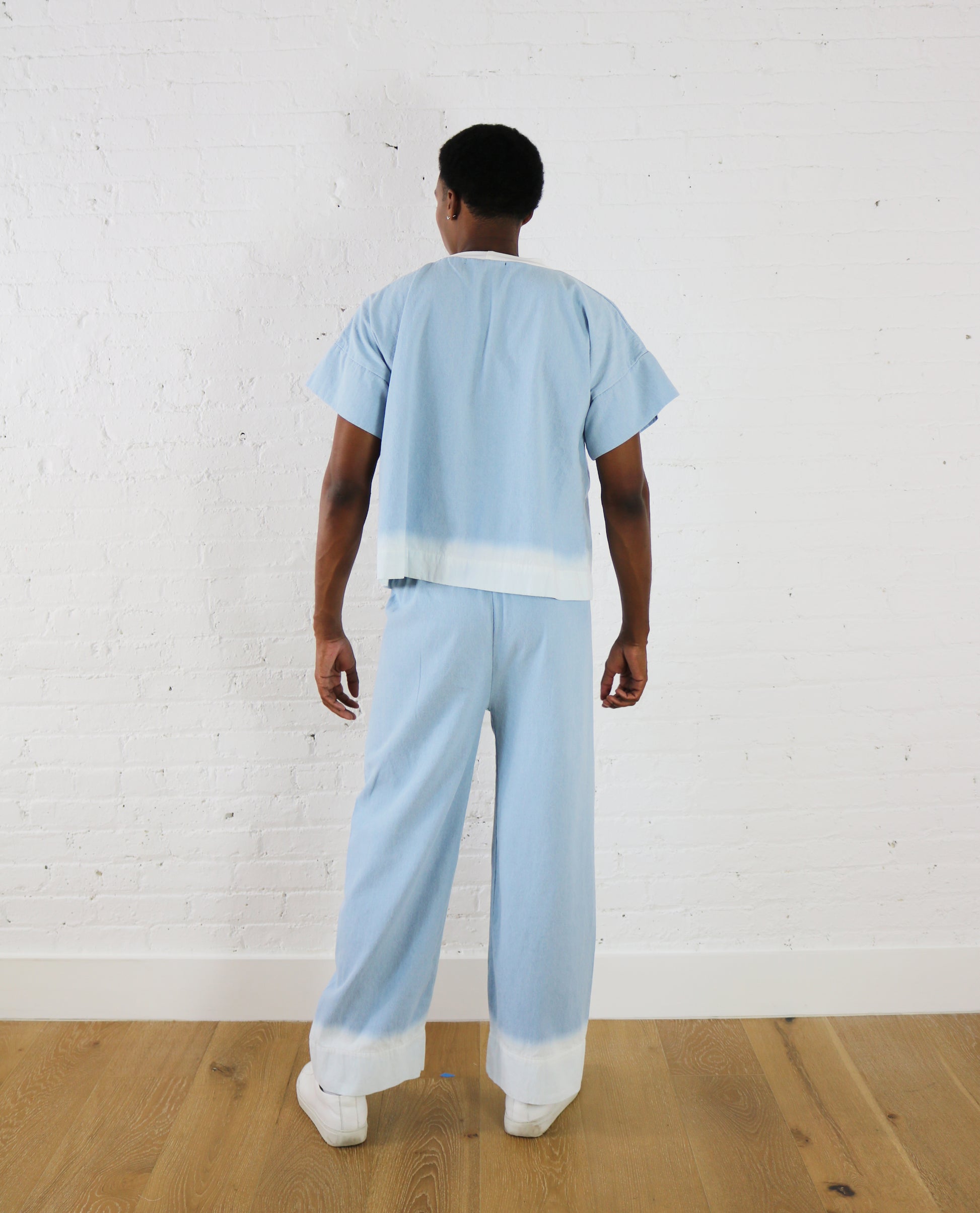 dipped denim pant
